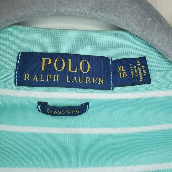 Polo Ralph Lauren Men's Classic Fit Striped Soft-Touch Polo Shirt Sz XL - Picture 9 of 10